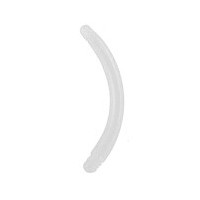 Piercing Stab Banane Bioflex / Bioplast Weiß
