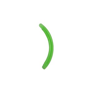 Green Bioflex/Bioplast Curved Barbell Bar
