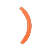 Orange Bioflex/Bioplast Curved Barbell Bar