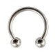 Hufeisen-Piercing Chirurgenstahl 316L Kugeln