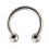 Hufeisen-Piercing Chirurgenstahl 316L Kugeln
