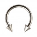 Hufeisen-Piercing Chirurgenstahl 316L Spitzen