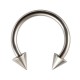 Hufeisen-Piercing Chirurgenstahl 316L Spitzen