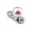 Diamant Rond Strass Multicolore pour Piercing Microdermal 2
