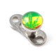 Logo Cannabis Drapeau pour Microdermal