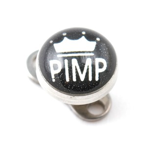 Logo PIMP für Microdermal Piercing / Dermal Anchor