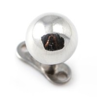 316L Surgical Steel Ball Top for Microdermal Piercing