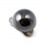 316L Surgical Steel Black Half-Ball for Microdermal Piercing