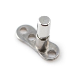 316L Surgical Steel Bar Top for Microdermal Piercing