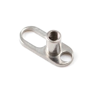 Basis Platte V3 aus Titan 23G Microdermal-Piercing / Dermal Anchor