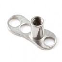 Basis Platte V2 aus Titan 23G Microdermal-Piercing / Dermal Anchor