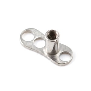 Basis Platte V2 aus Titan 23G Microdermal-Piercing / Dermal Anchor