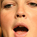 Drew Barrymore Piercing Langue