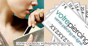 Werbung Geschenkkarte VotrePiercing