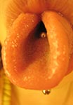 Piercing langue barbell